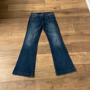 Seven for all mankind dojo tailor-less flare jeans